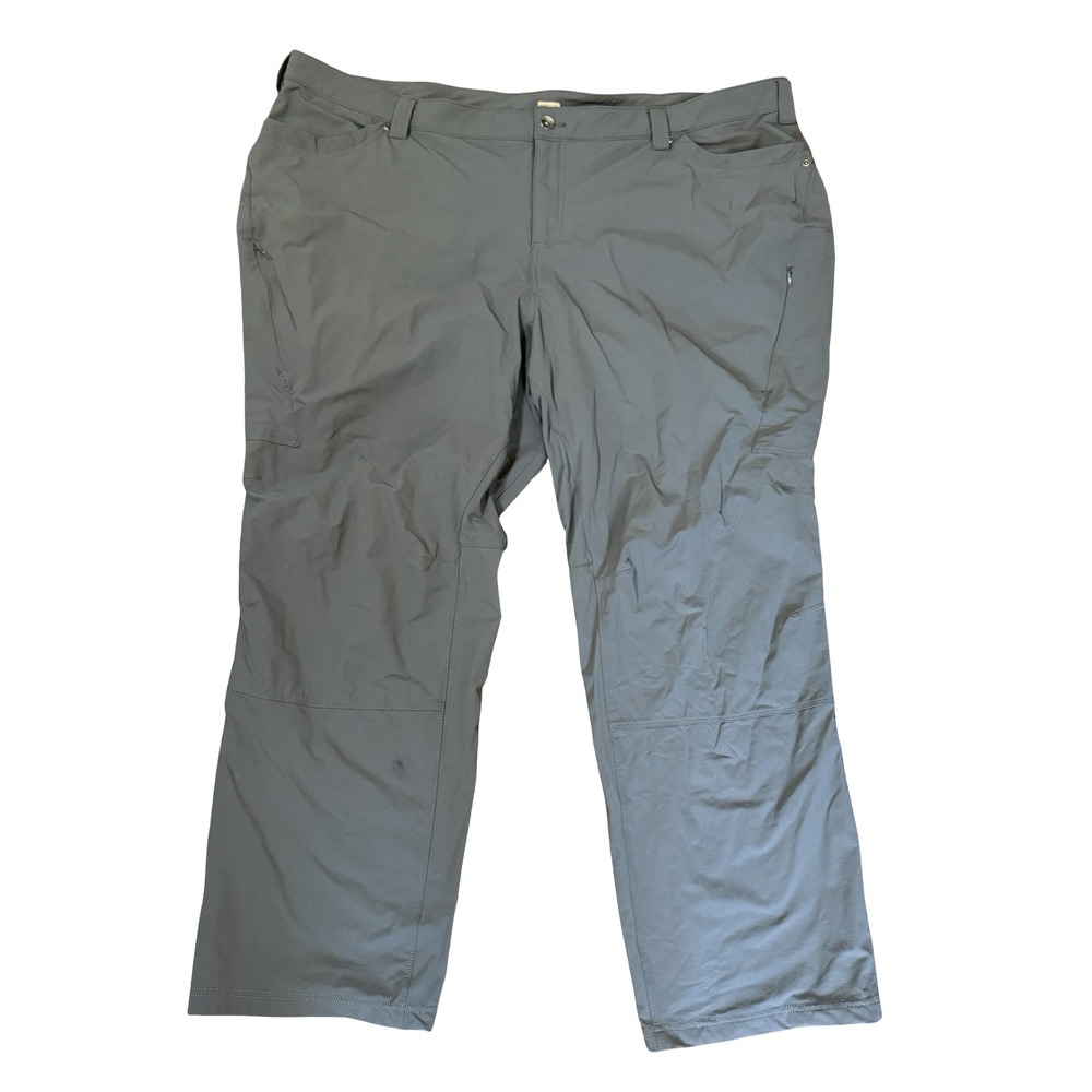 Duluth Trading Co Dry on the Fly Gray Cargo Pants Womens 26W x 31 Hiking Work